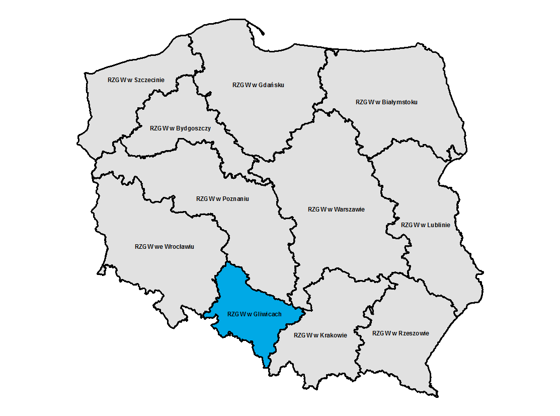 zasięg RZGW Gliwice